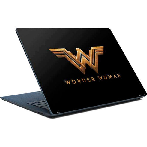 DC Comics Wonder Woman Gold Emblem Surface Laptop Skin